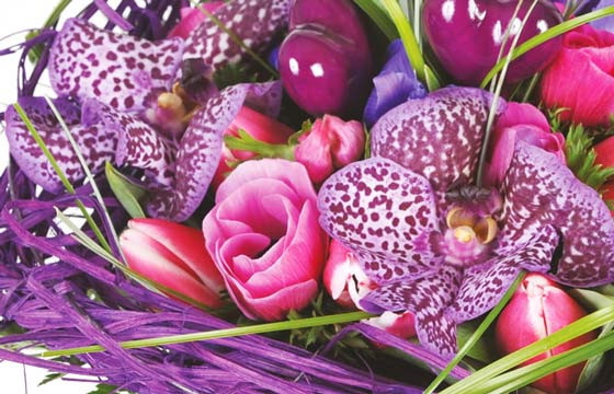 L'Amour est un bouquet de violettteeuh • Fleurs et Création