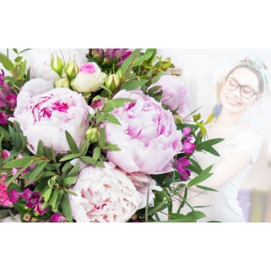 Image de fleur Bouquet Surprise avec des Pivoines