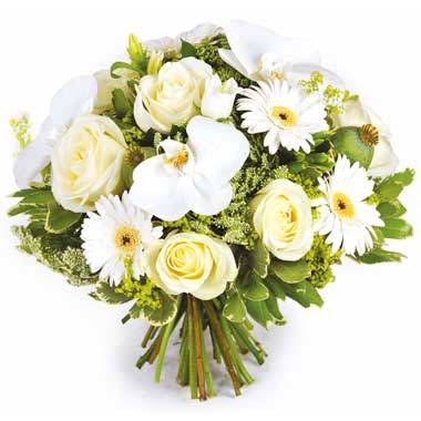 L'Agitateur Floral | image du bouquet de fleurs Rêve blanc