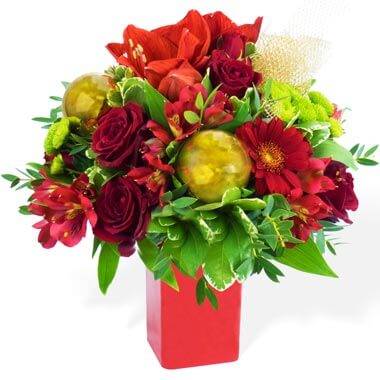 L'Agitateur Floral | image du Bouquet du fleuriste Noël Rouge