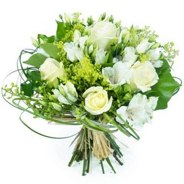 L'Agitateur Floral | image principale du bouquet de fleurs blanches Clarté