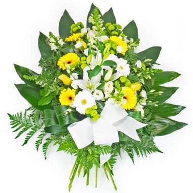 Image de fleur Gerbe de fleurs jaunes & blanches