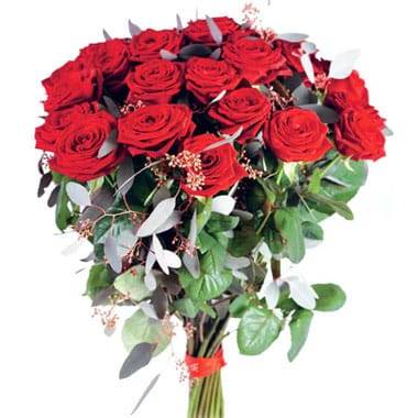L'Agitateur Floral | image du magnifique bouquet de roses rouges Noblesse