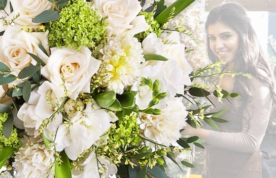 Bouquet Surprise du fleuriste Blanc