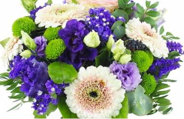 Zoom image principale : Bouquet de fleurs rose & violet "Nantes"| L'Agitateur Floral