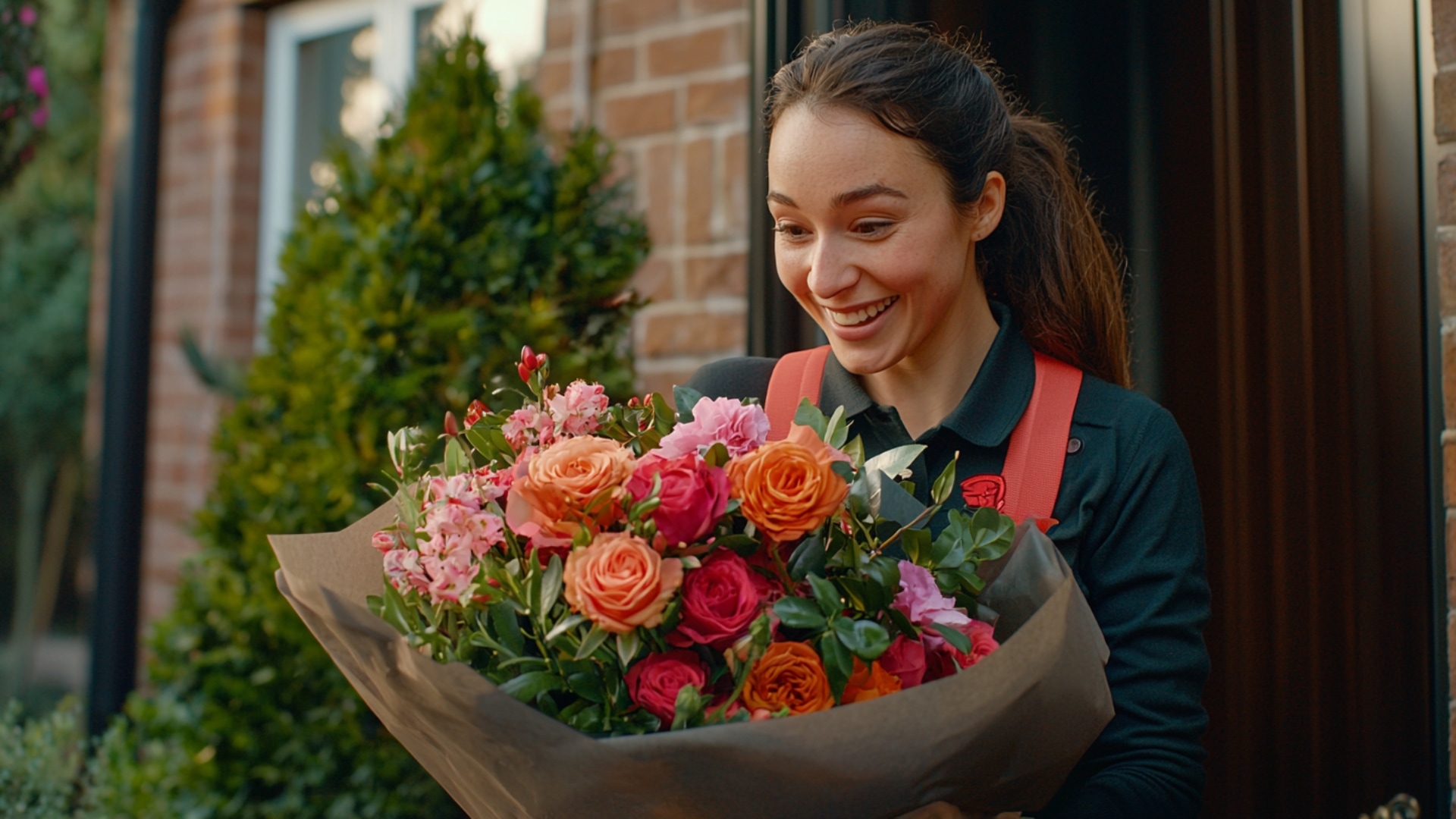 livraison à domicile d'un bouquet surprise