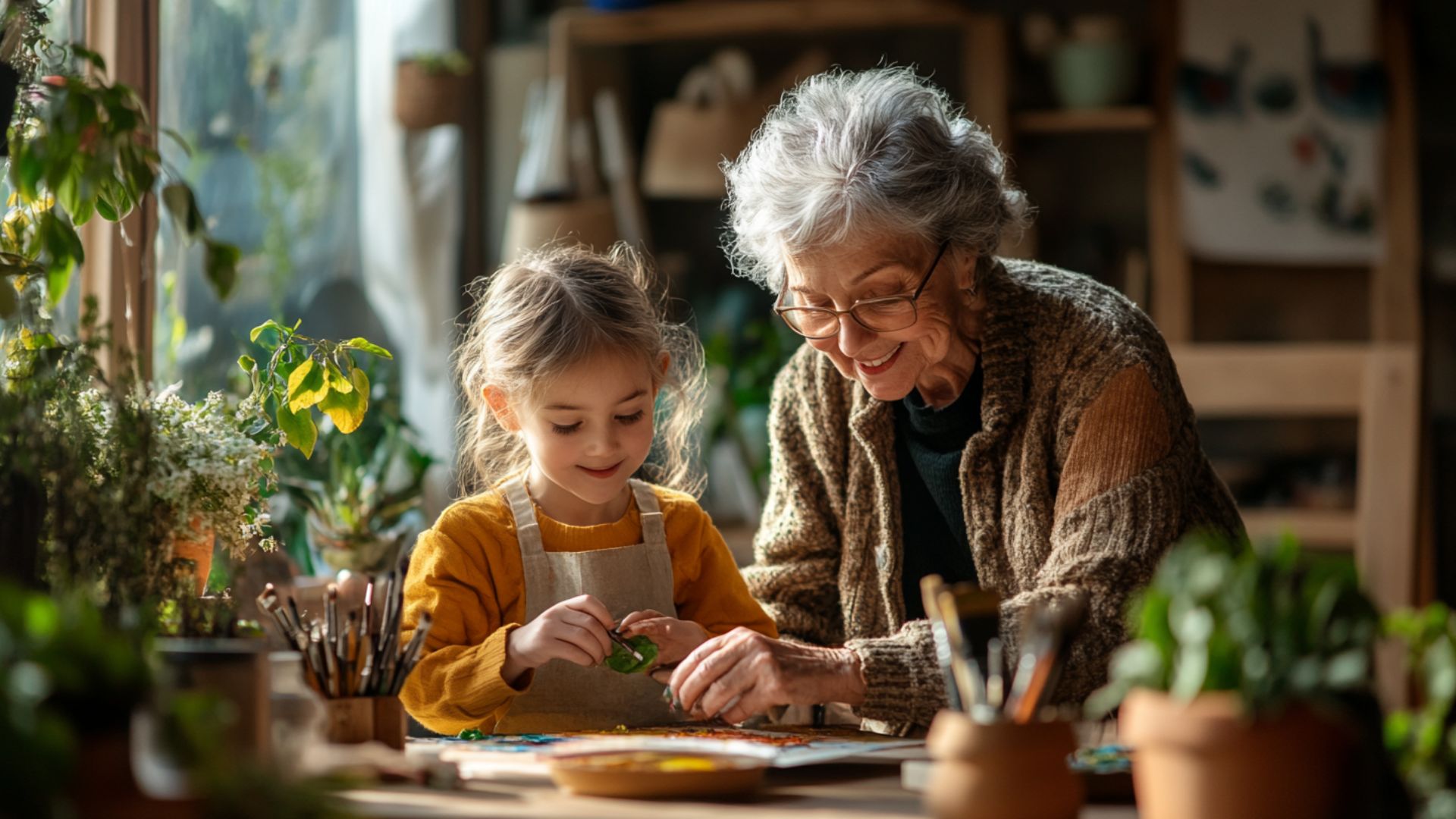 Activités créatives à partager avec mamie pour la fête des grand-mères