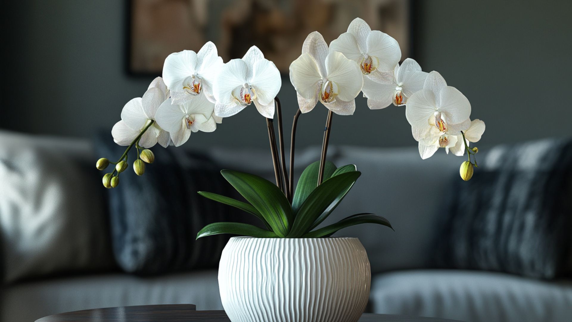 Élégante plante d'orchidée offerte pour la fête des grands-mères