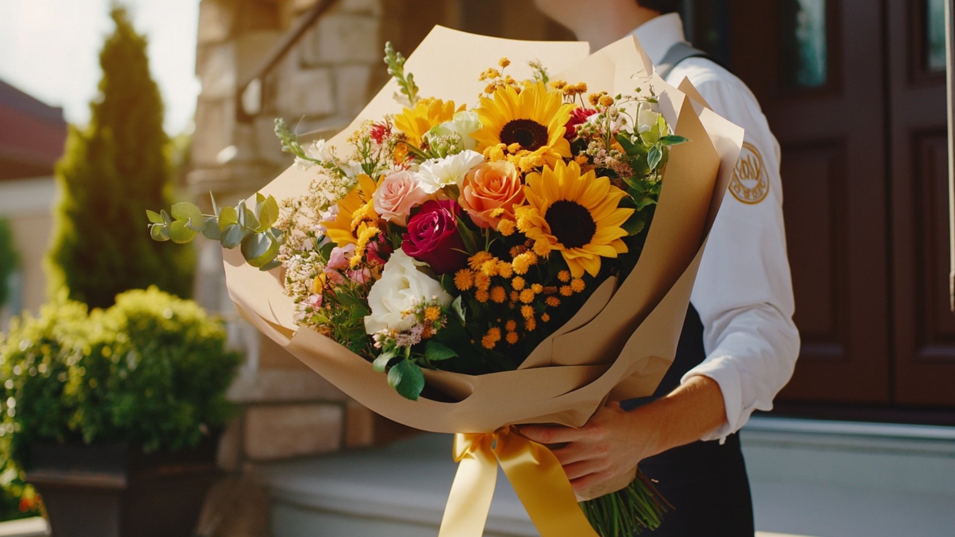 Livraison de bouquet surprise pour la fête des grands-mères par un fleuriste