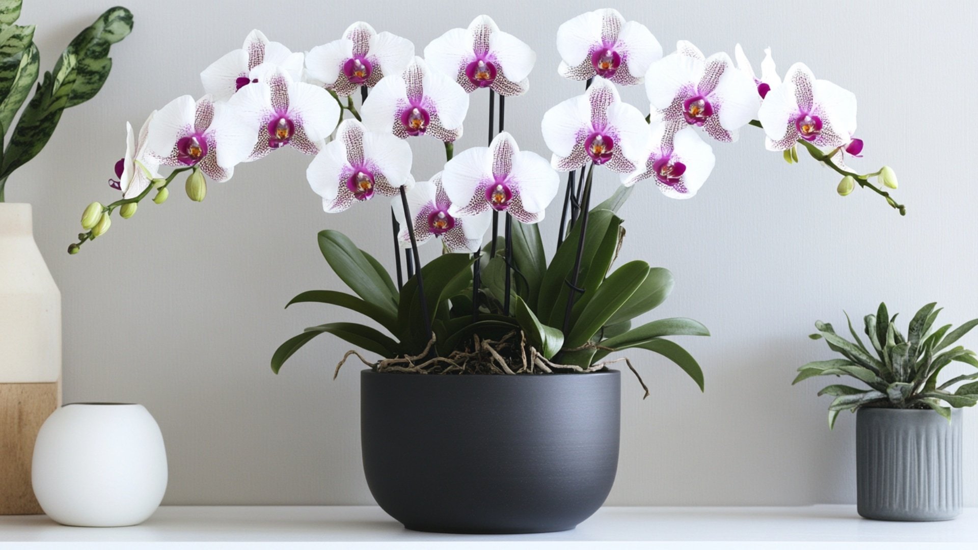 Plante d'orchidée en pot, un cadeau durable et élégant pour grand-mère